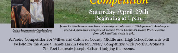 5th Annual James Larkin Pearson Wilkes and Caldwell County Schools Poetry Competition