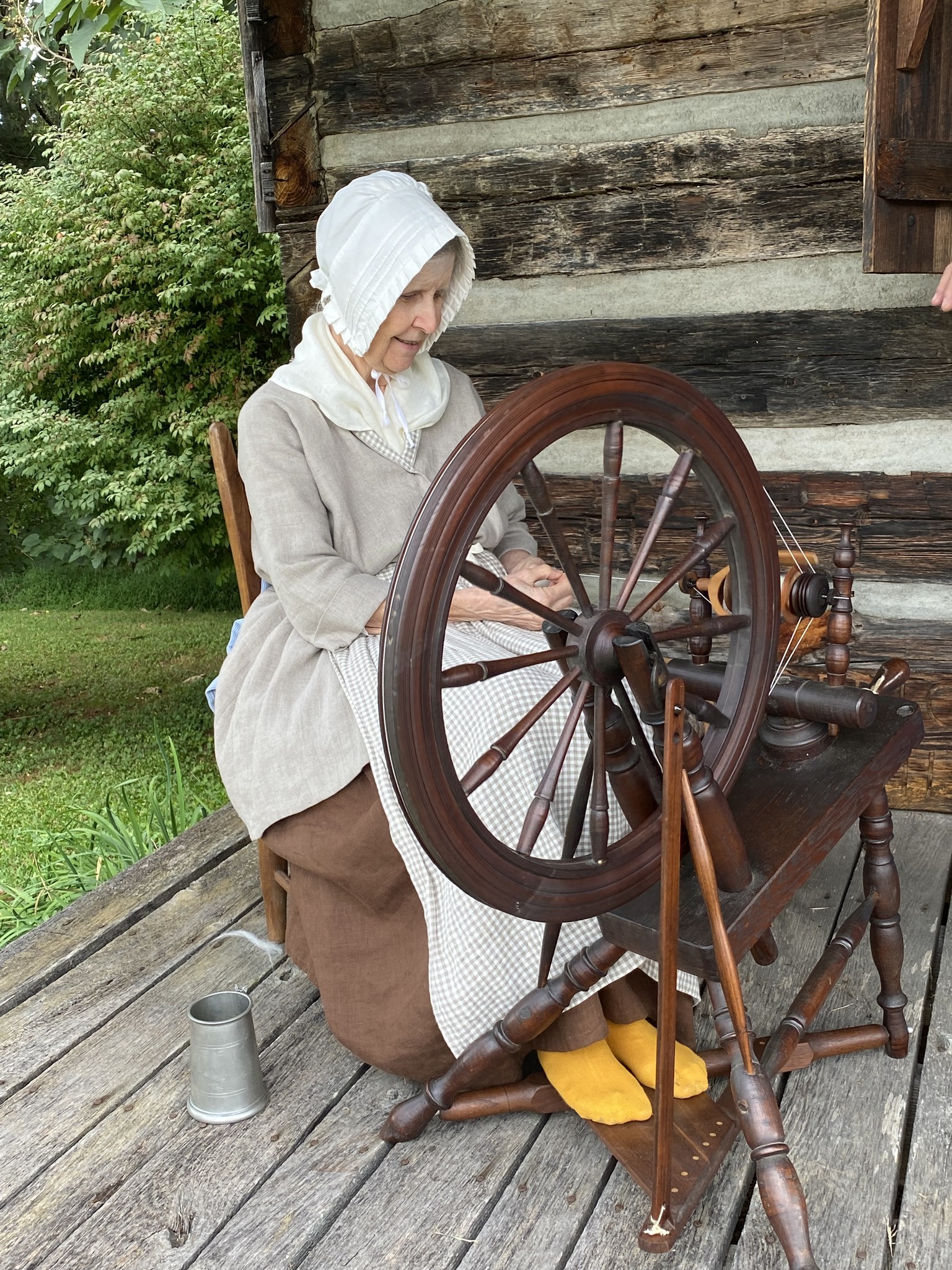 Village-spinner-Debby-Stone